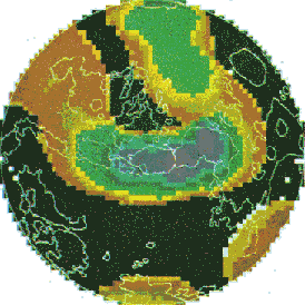 Рис. 47. Карта Марса Питера Шульца. 