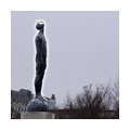Человек-фонарь Киев 2014-01-05